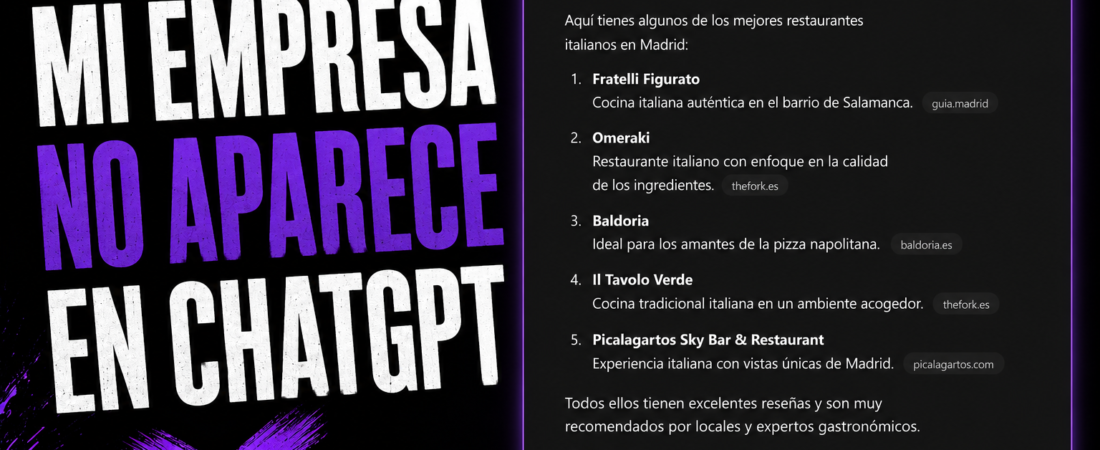 Por qué tu empresa no aparece en ChatGPT (y cómo solucionarlo en 30 días)