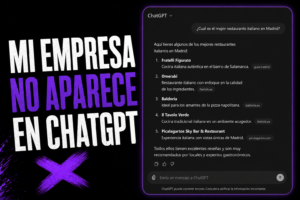 por qué mi empresa no aparece en ChatGPT